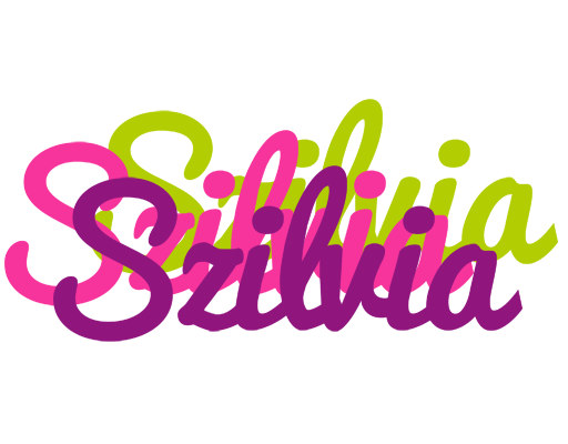 Szilvia flowers logo