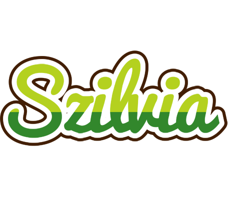 Szilvia golfing logo