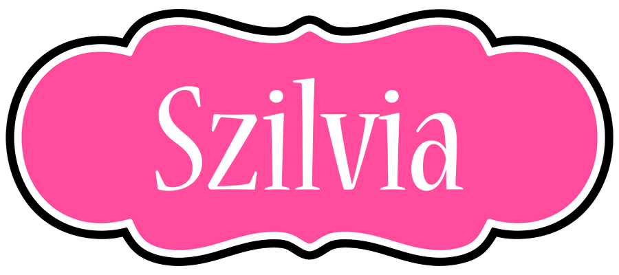 Szilvia invitation logo