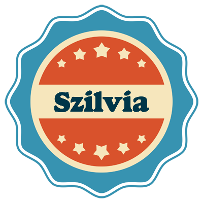 Szilvia labels logo