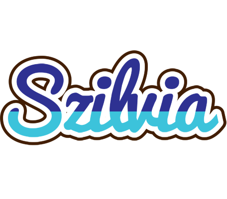 Szilvia raining logo