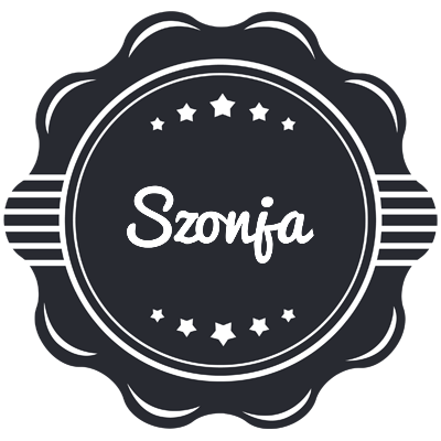 Szonja badge logo