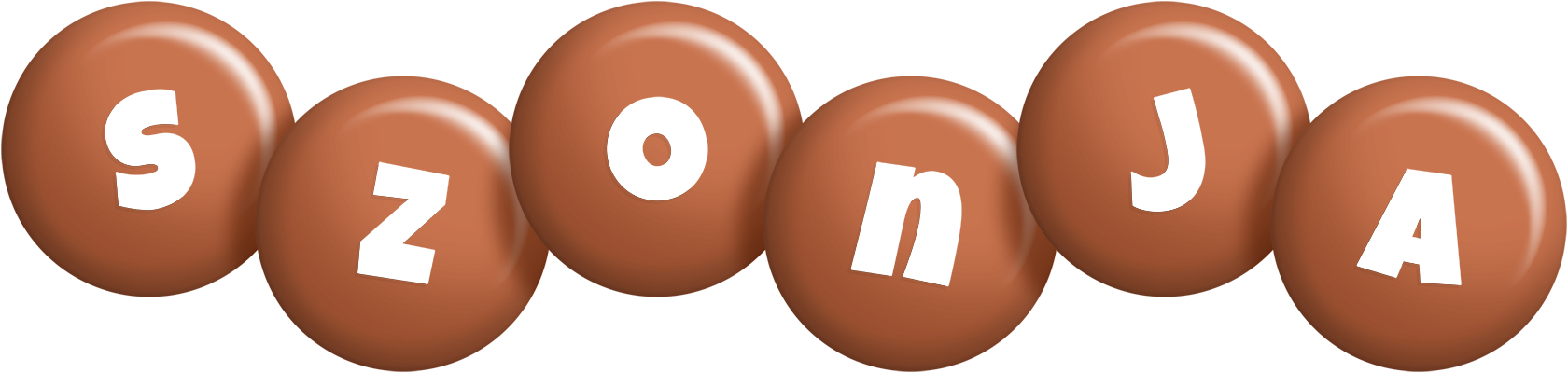 Szonja candy-brown logo