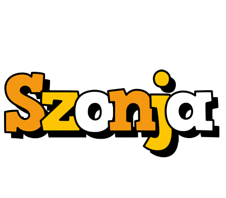 Szonja cartoon logo