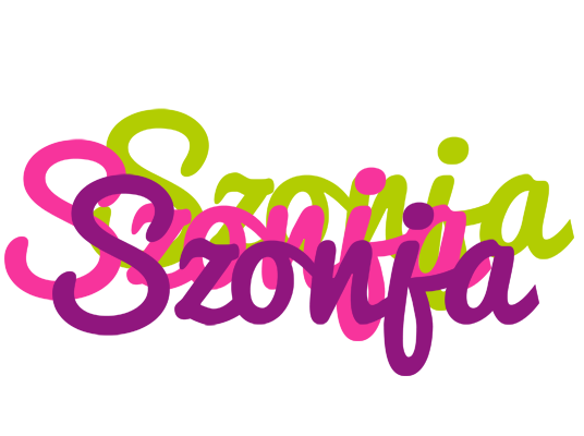 Szonja flowers logo