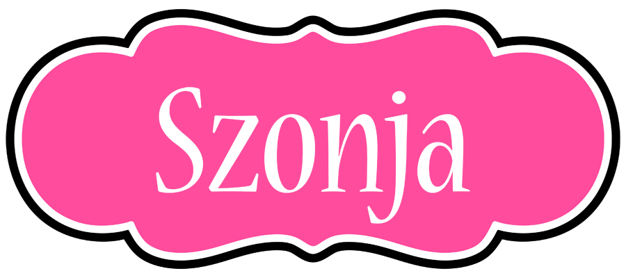 Szonja invitation logo