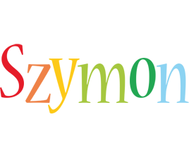 Szymon birthday logo