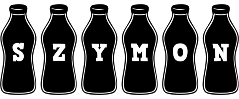 Szymon bottle logo