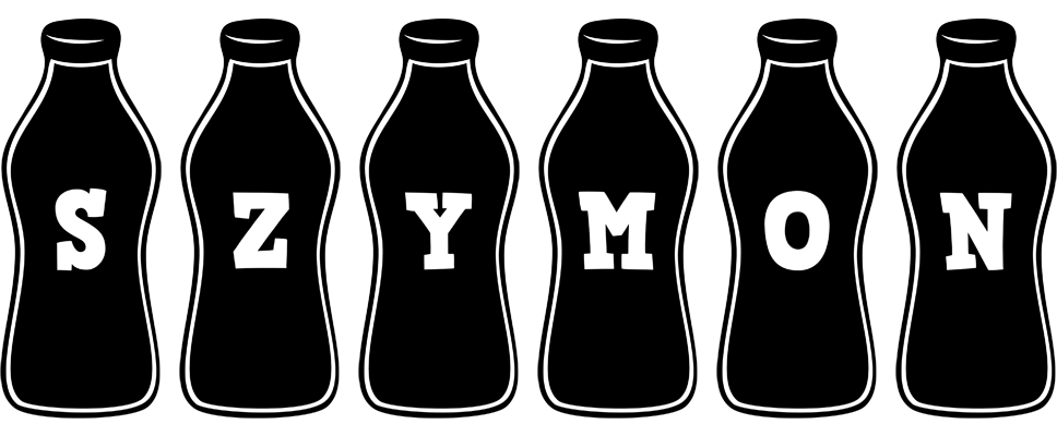 Szymon bottle logo