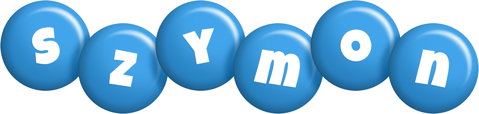 Szymon candy-blue logo