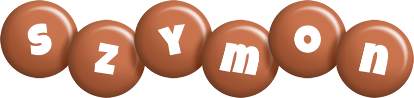 Szymon candy-brown logo