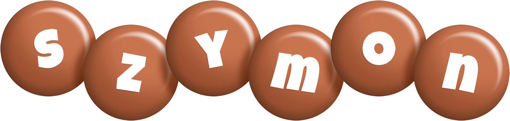 Szymon candy-brown logo