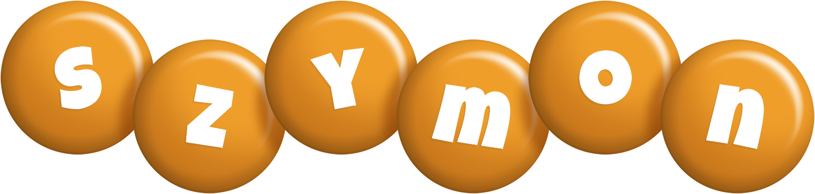 Szymon candy-orange logo