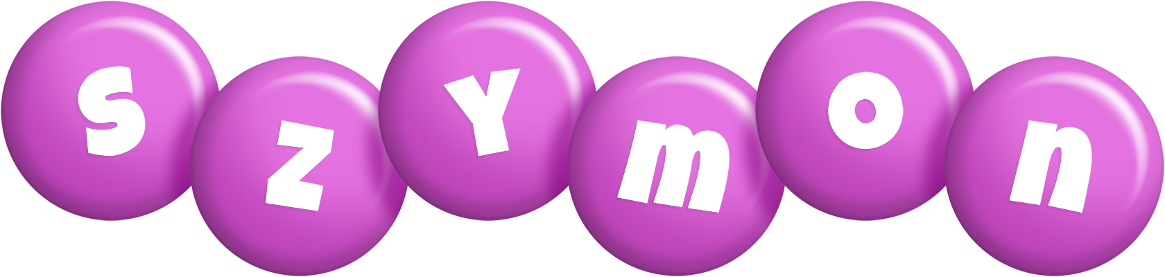 Szymon candy-purple logo