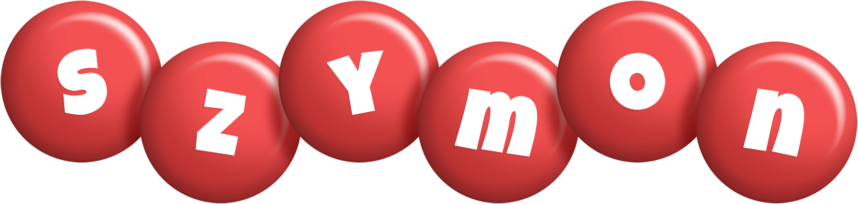Szymon candy-red logo