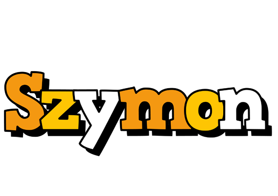 Szymon cartoon logo