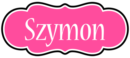 Szymon invitation logo