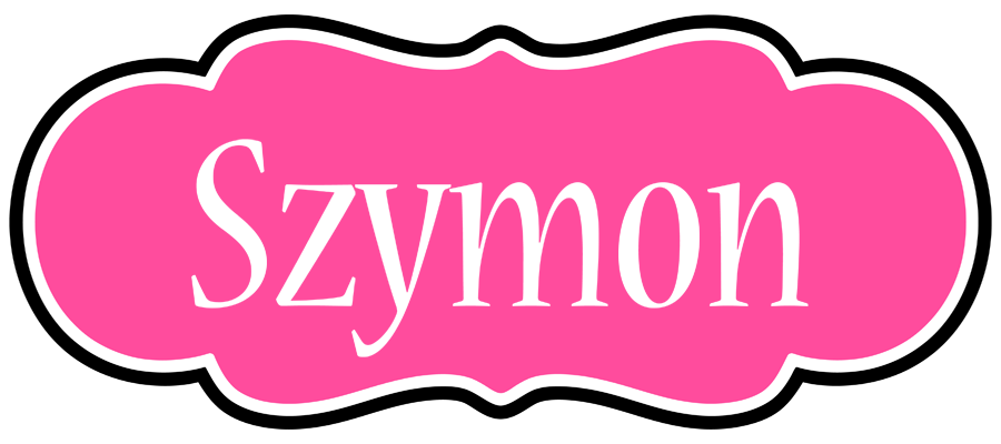 Szymon invitation logo