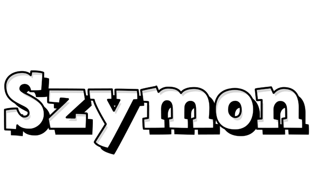 Szymon snowing logo