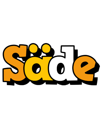 Säde cartoon logo