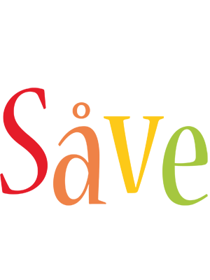 Såve birthday logo