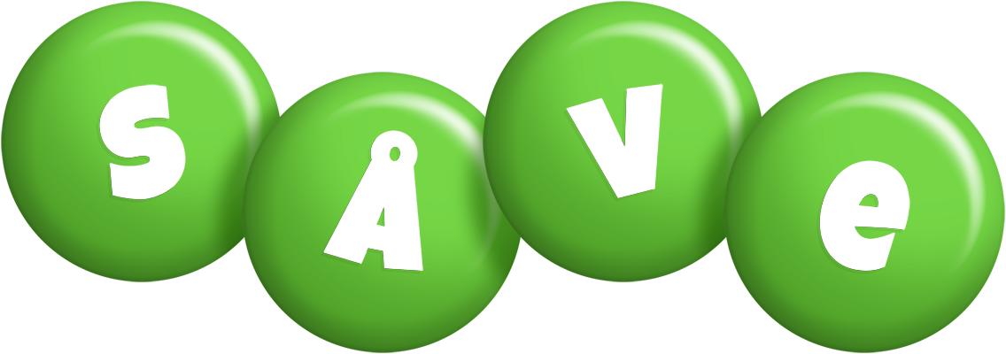 Såve candy-green logo