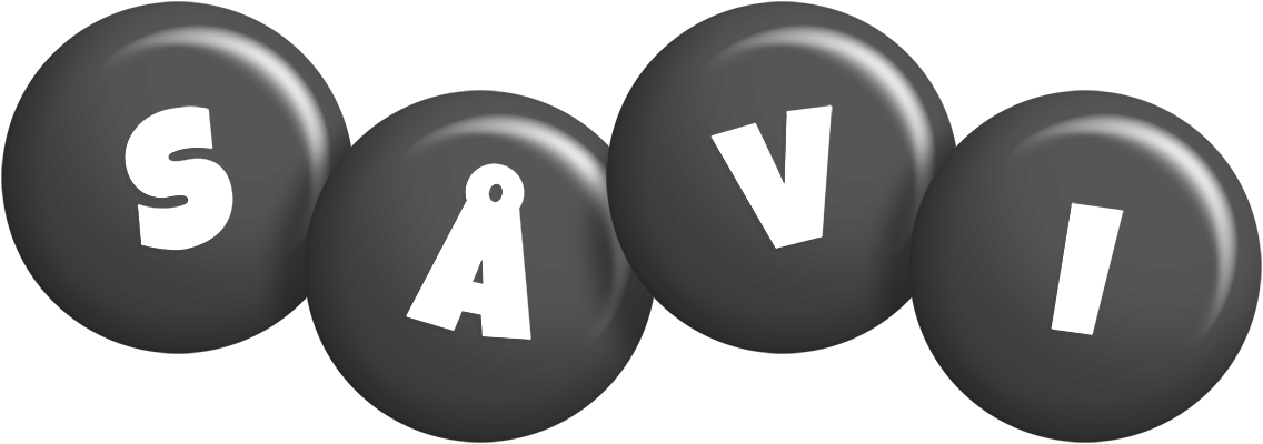 Såvi candy-black logo
