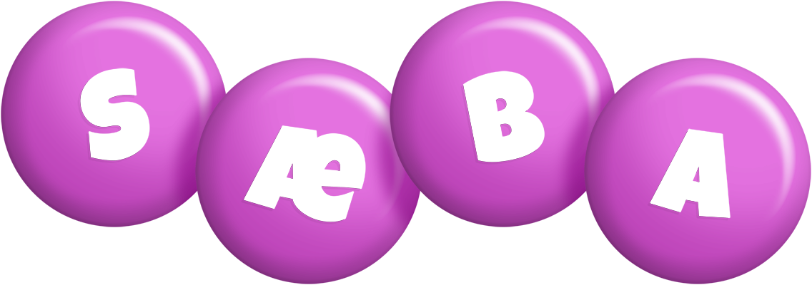 Sæba candy-purple logo
