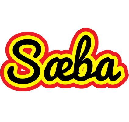 Sæba flaming logo