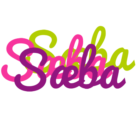 Sæba flowers logo
