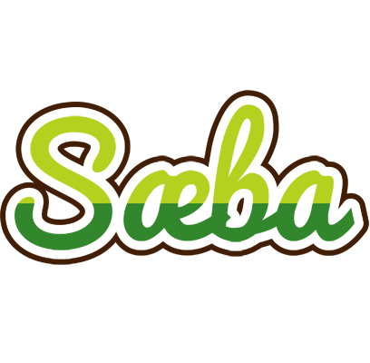 Sæba golfing logo