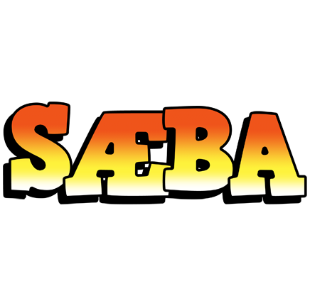 Sæba sunset logo