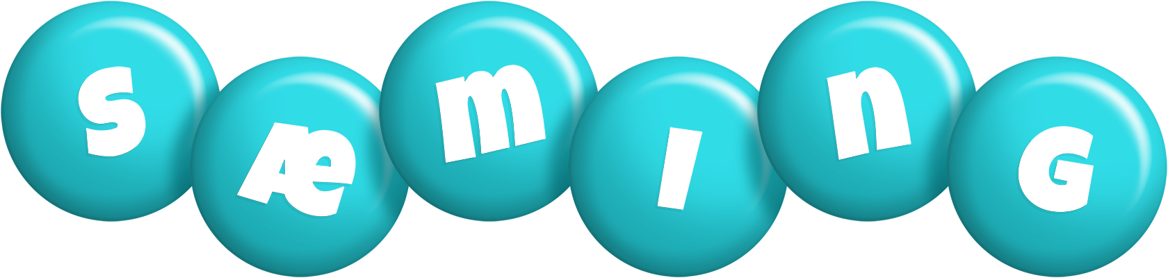 Sæming candy-azur logo