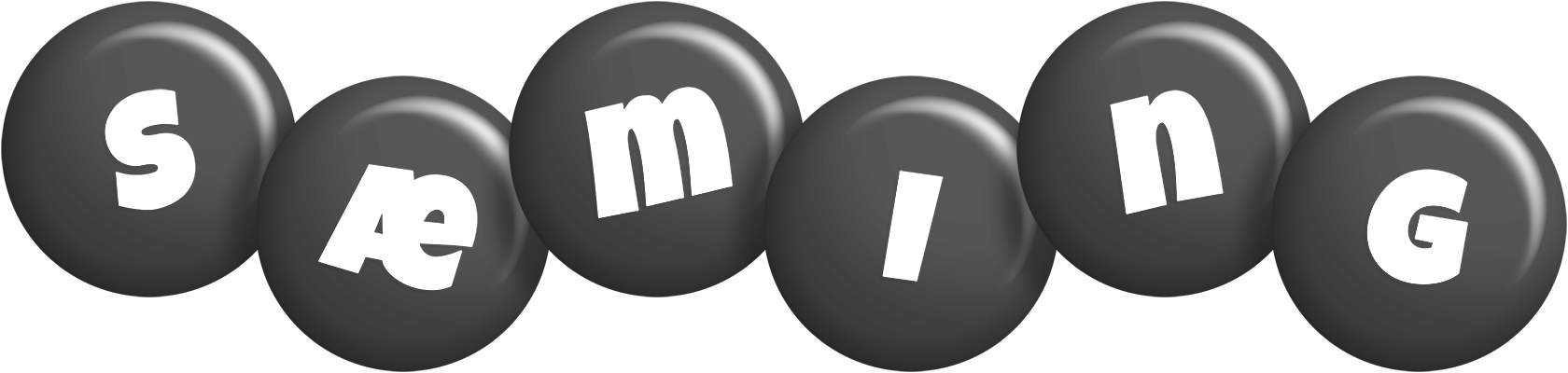Sæming candy-black logo