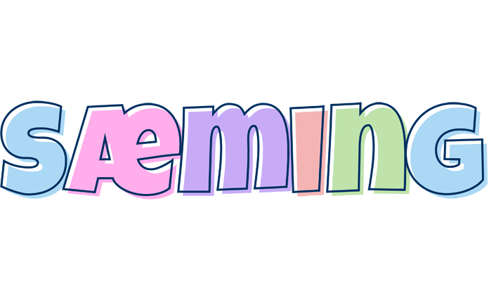 Sæming pastel logo
