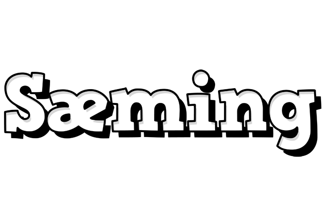 Sæming snowing logo