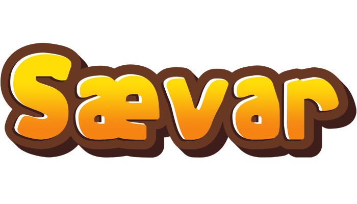 Sævar cookies logo
