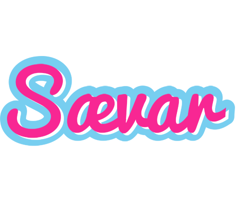 Sævar popstar logo