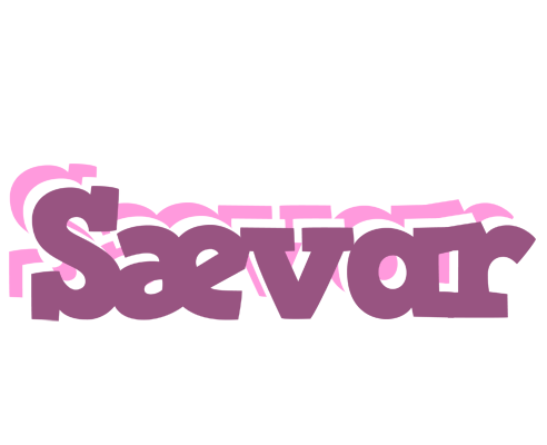 Sævar relaxing logo