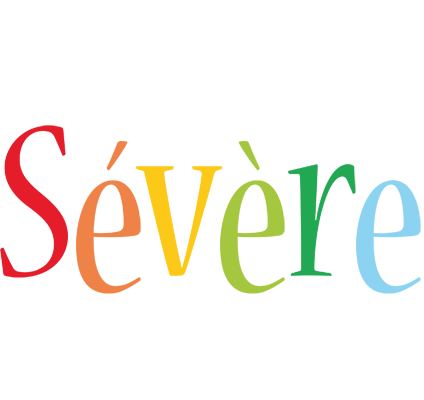 Sévère birthday logo