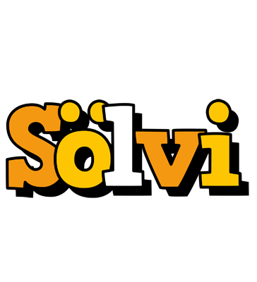 Sölvi cartoon logo
