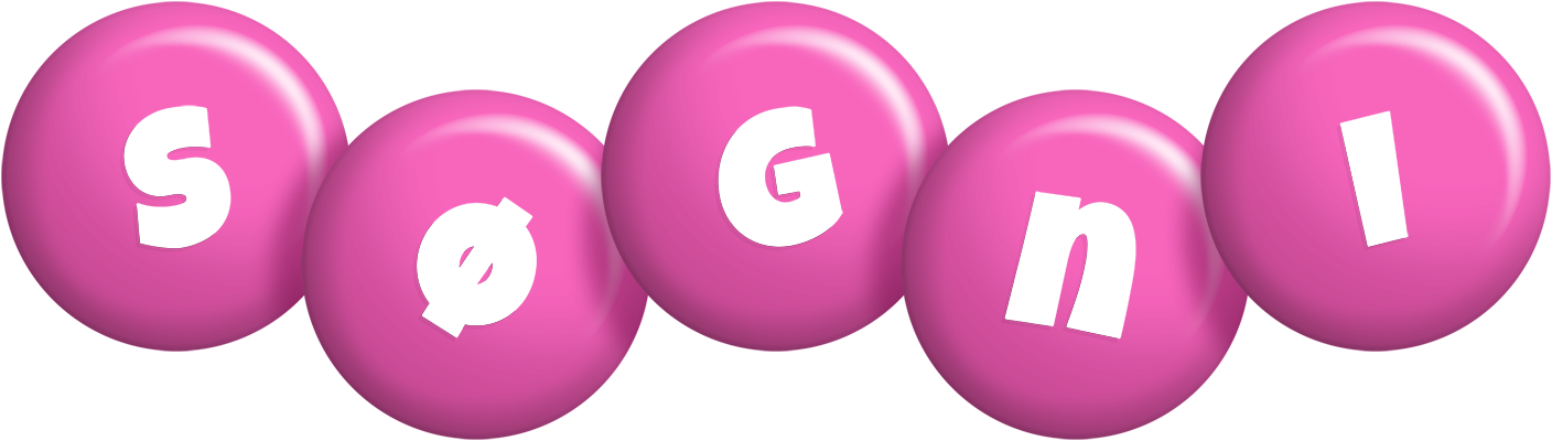 Søgni candy-pink logo