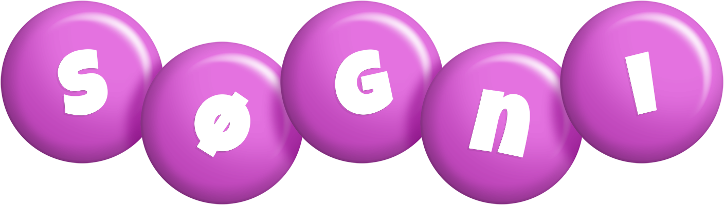 Søgni candy-purple logo