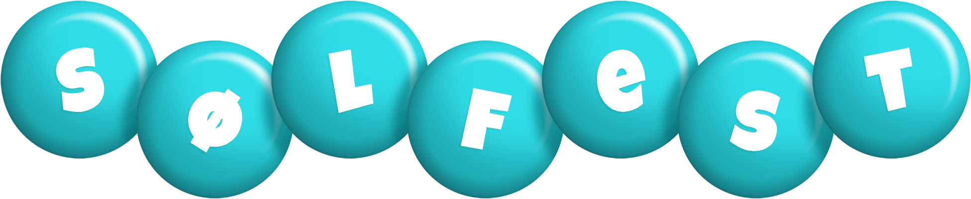 Sølfest candy-azur logo