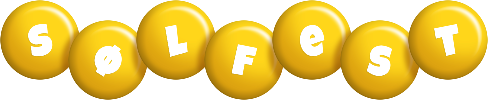 Sølfest candy-yellow logo