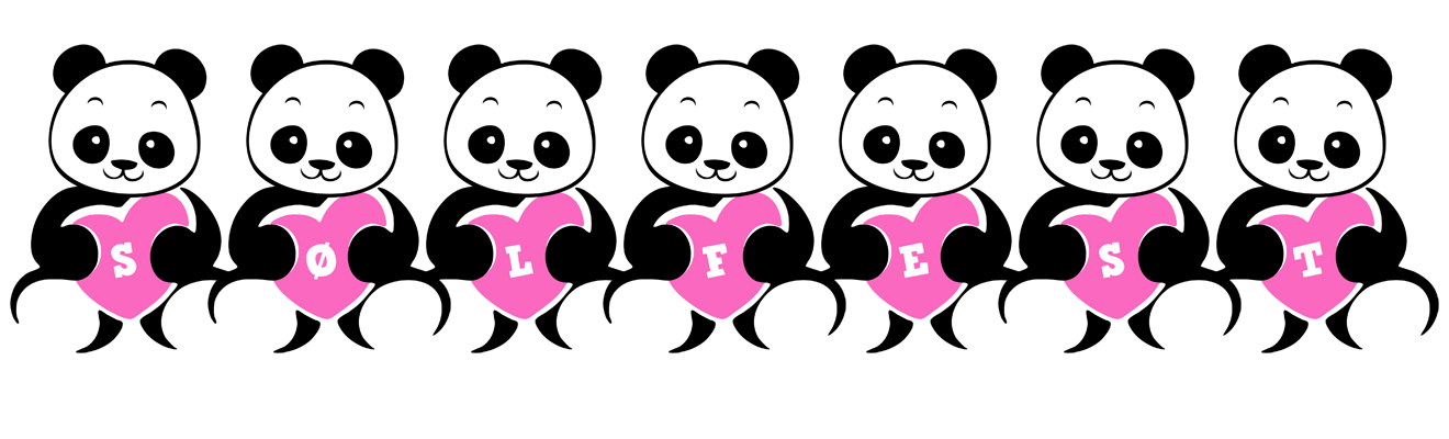 Sølfest love-panda logo