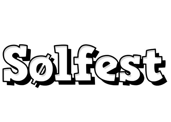 Sølfest snowing logo