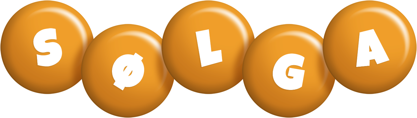 Sølga candy-orange logo