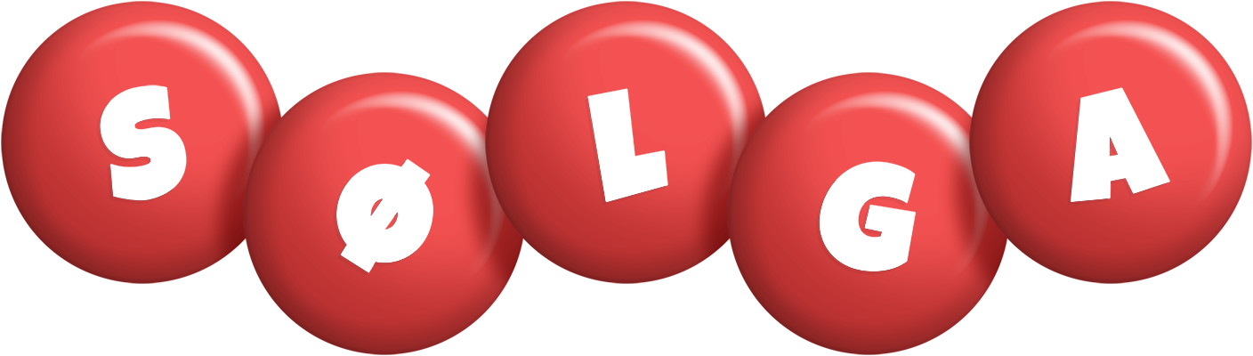 Sølga candy-red logo