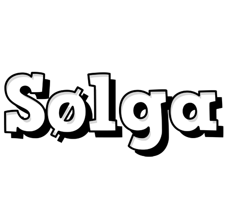 Sølga snowing logo